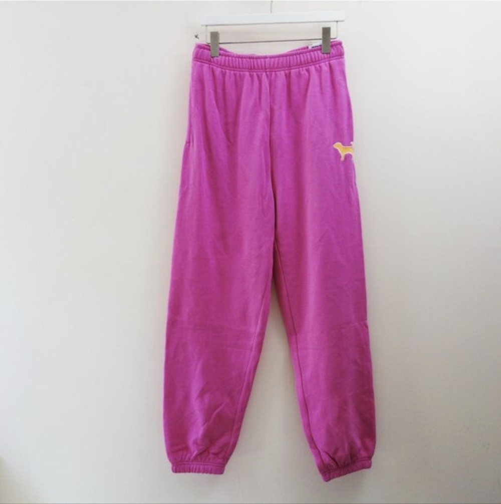 ❌SOLD❌PINK Ivy Fleece Campus Sweatpants Outfit Limited Edition Pink Gossip (M) - Picture 12 of 16